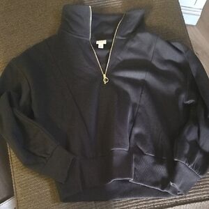 A New Day Black Cowl Neck Sweater Medium